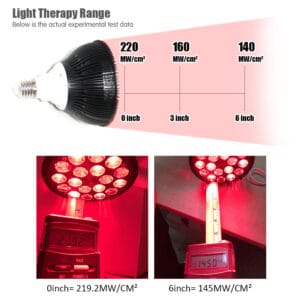 Picture of Remote Control Led Infrared Light Therapy For Body Figure Management Portable Red Light Bulb