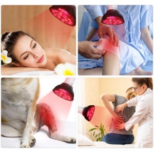 Picture of Remote Control Led Infrared Light Therapy For Body Figure Management Portable Red Light Bulb