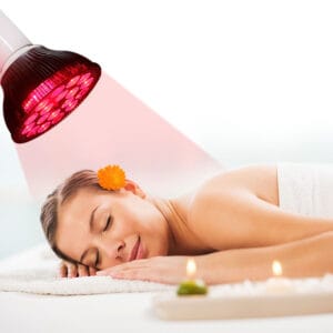 Picture of Remote Control Led Infrared Light Therapy For Body Figure Management Portable Red Light Bulb