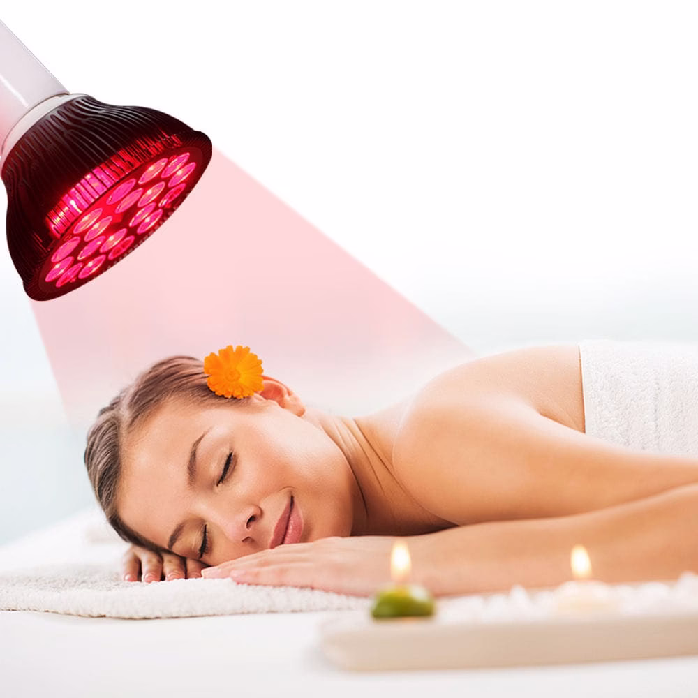 Picture of Remote Control Led Infrared Light Therapy For Body Figure Management Portable Red Light Bulb