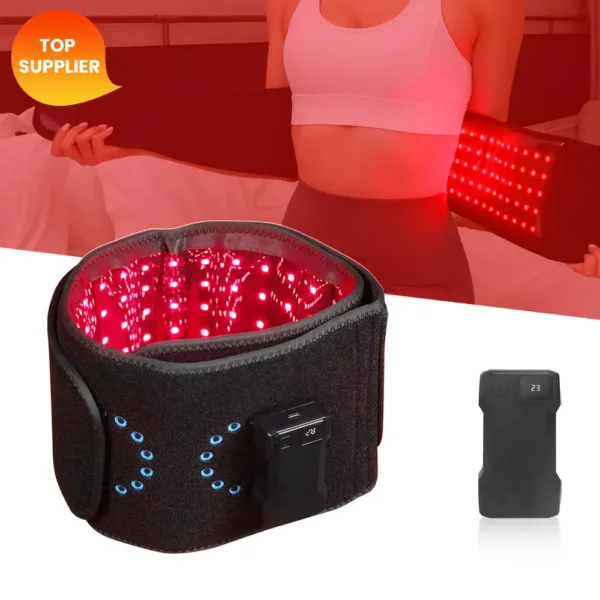 Fabric Pain Relief Red Light Therapy Waist Belt